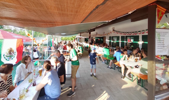 Mexikanische Nacht Terrasse